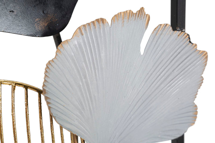 Metallblätter im Rahmen Wanddekoration (Moderne Skulptur)