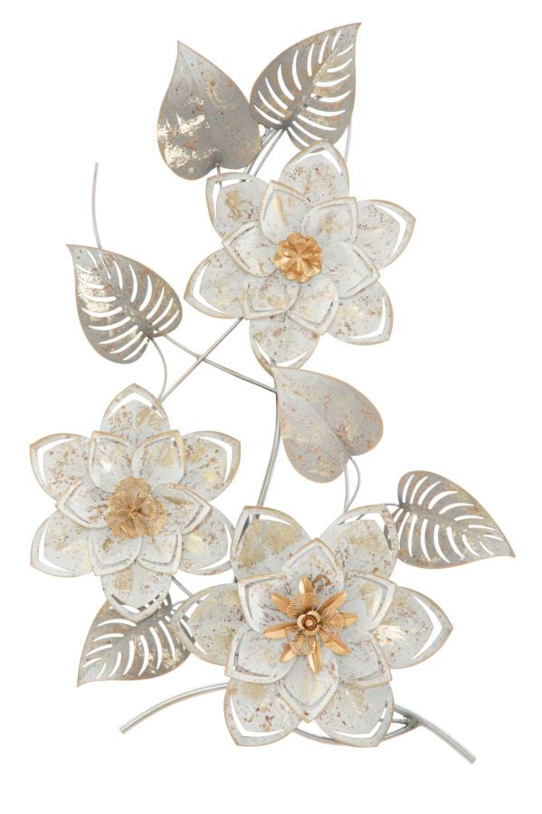 Metallblume Wanddekoration (Moderne Skulptur)
