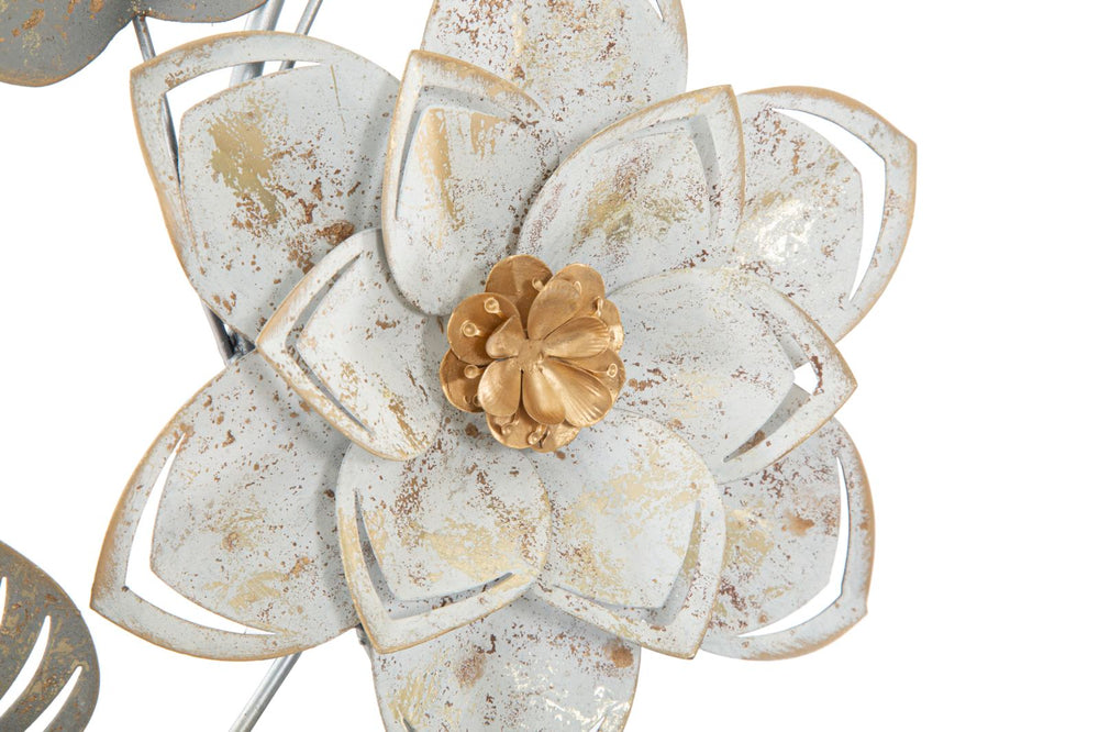 Metallblume Wanddekoration (Moderne Skulptur)