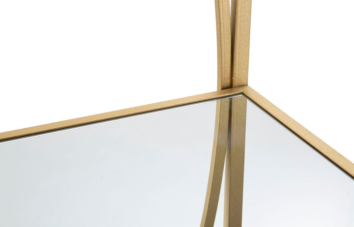Gold Metall Buecherregal Glamy Moderne Vitrine