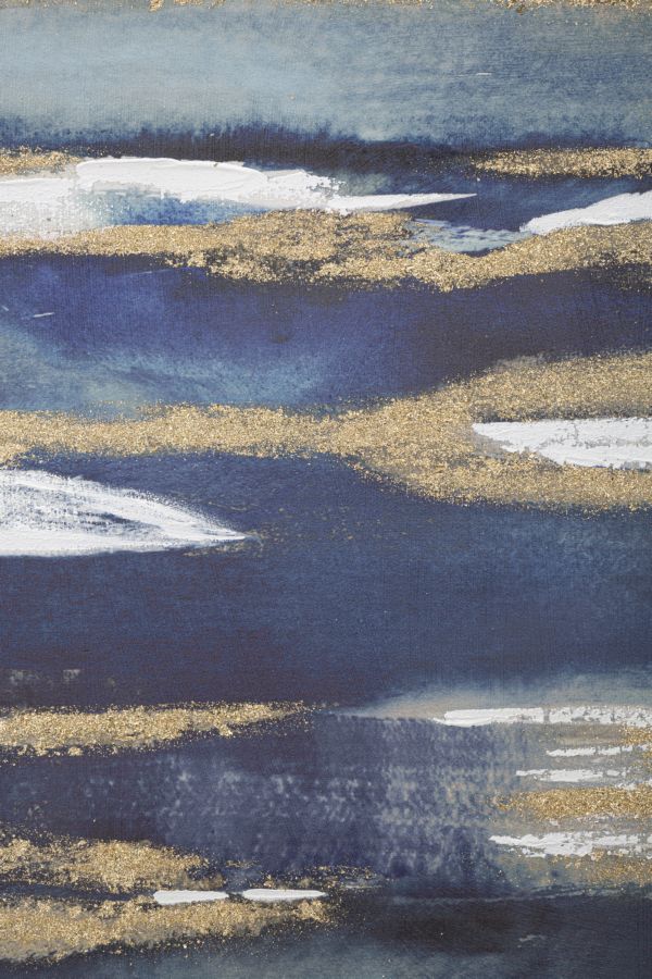 Modernes blaues Meer Gemälde (Wanddekoration)