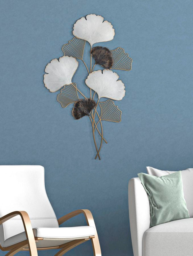 Metall-Blatt-Bouquet Wanddekoration