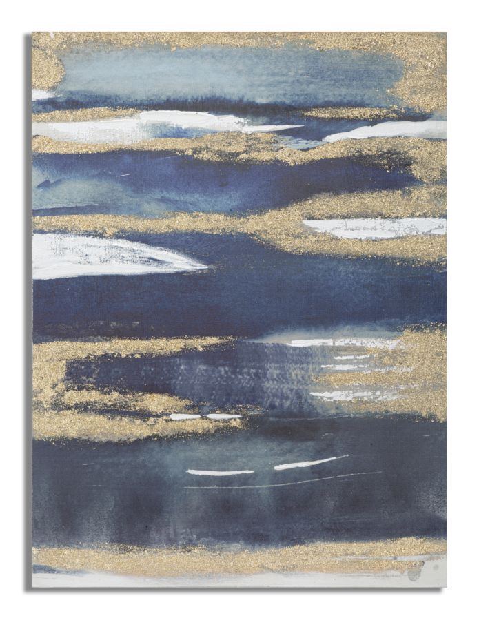 Modernes blaues Meer Gemälde (Wanddekoration)
