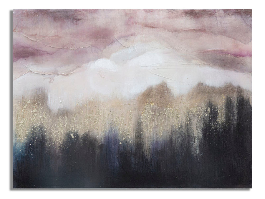 Abstrakte Landschaft mit Bergen Gemälde