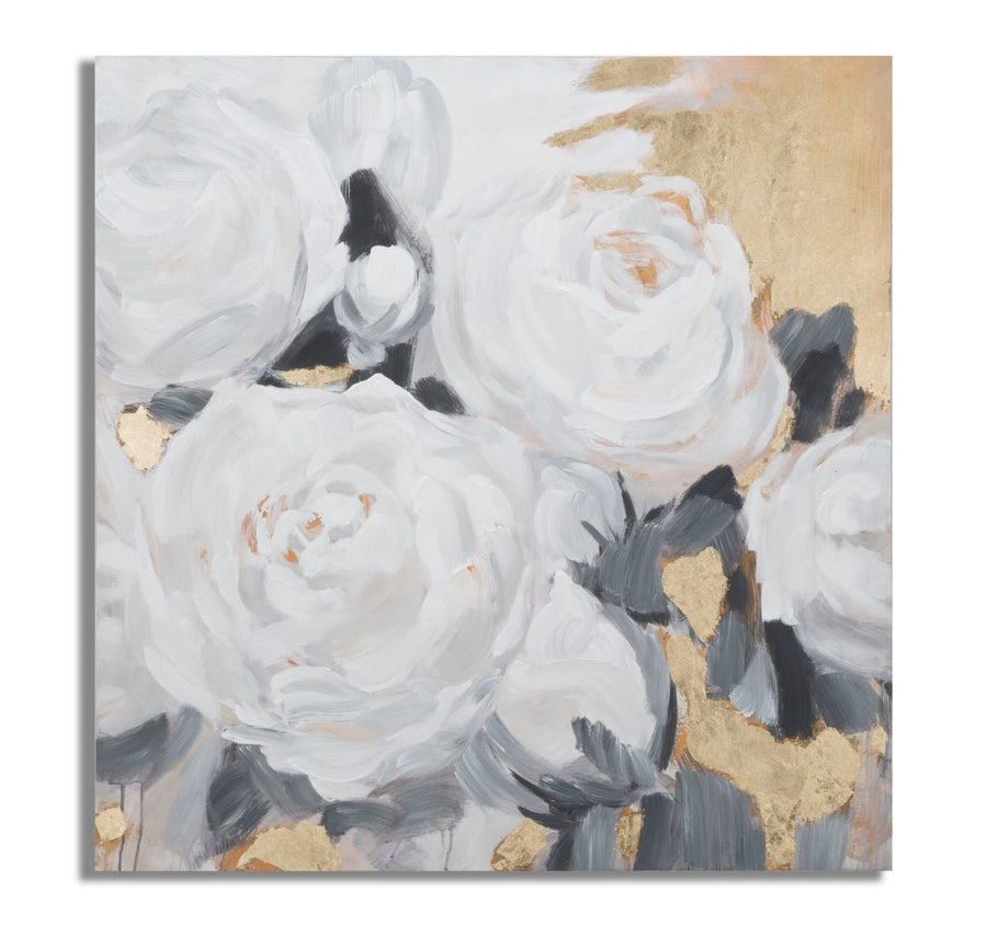 Weiße Rose Gemälde