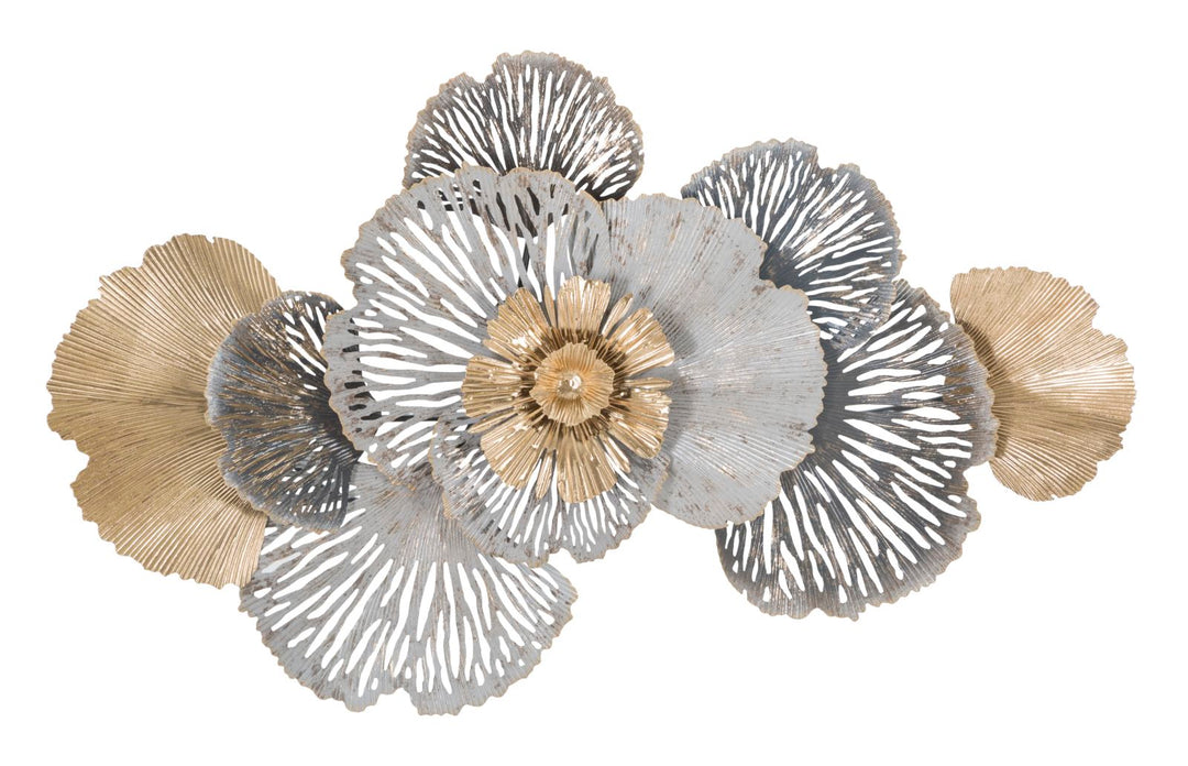 Metall Blume Wanddekoration