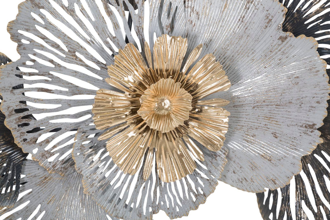 Metall Blume Wanddekoration