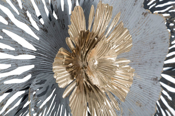 Metall Blume Wanddekoration