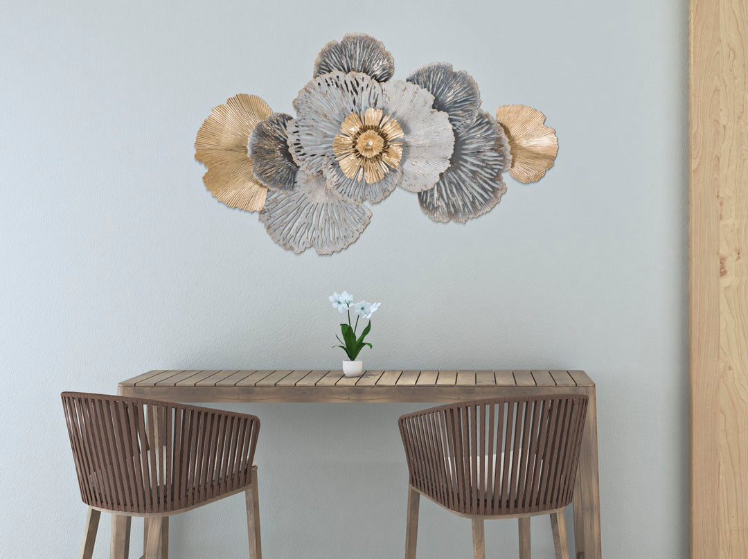 Metall Blume Wanddekoration