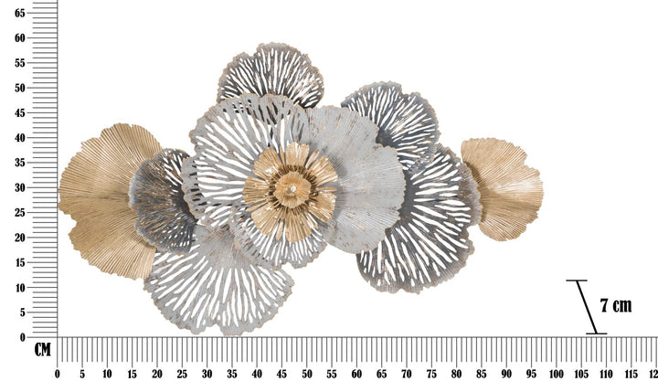 Metall Blume Wanddekoration