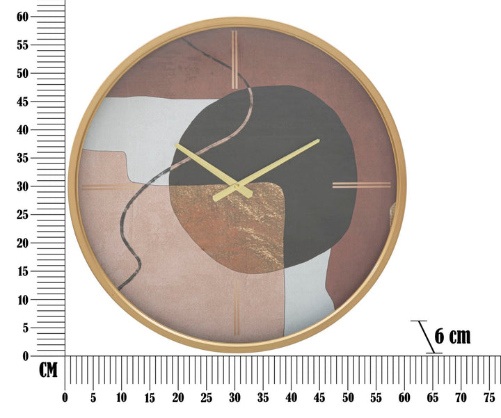 Moderne abstrakte Wanduhr