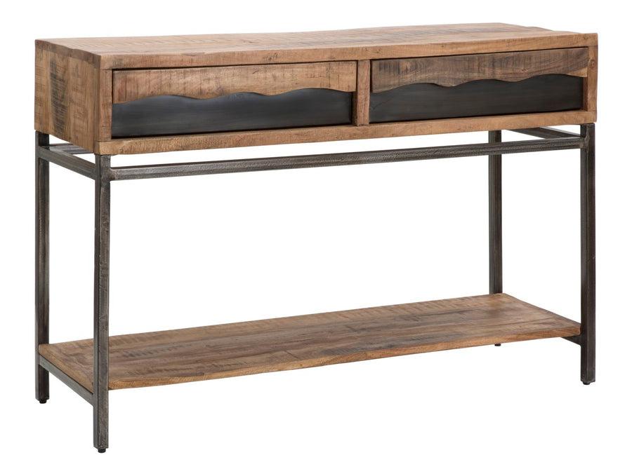 Holz Konsolentisch Mit Schubladen Yellowstone Flurmoebel