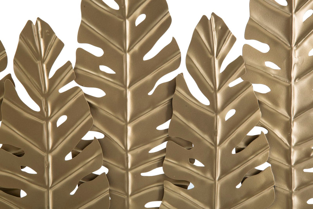 Golden Palm Leaf Dekoration (Moderne Skulptur)
