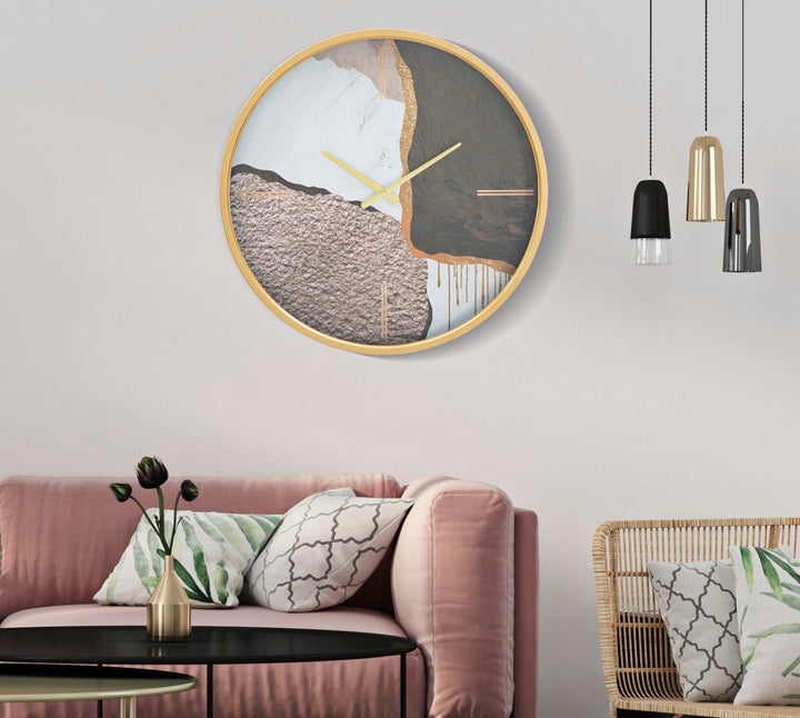 Moderne abstrakte Wanduhr