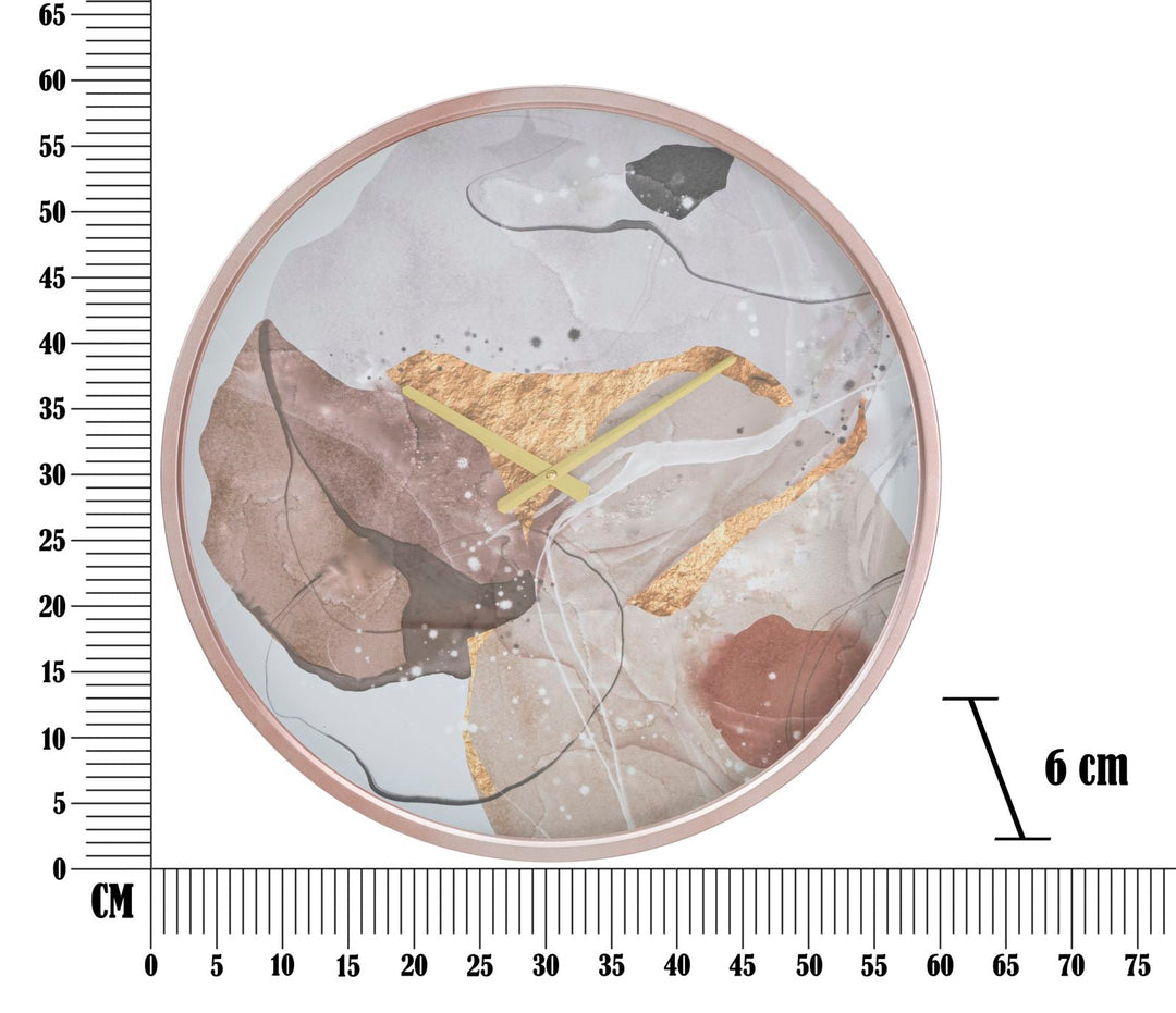 Moderne abstrakte Wanduhr