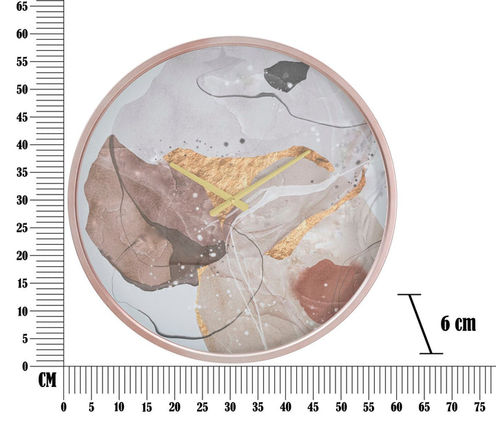 Moderne abstrakte Wanduhr