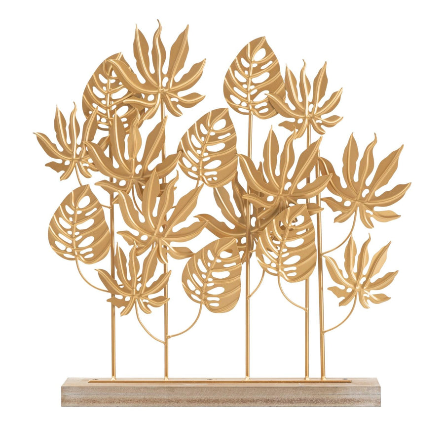 Blattgoldmuster Dekoration (Moderne Skulptur)
