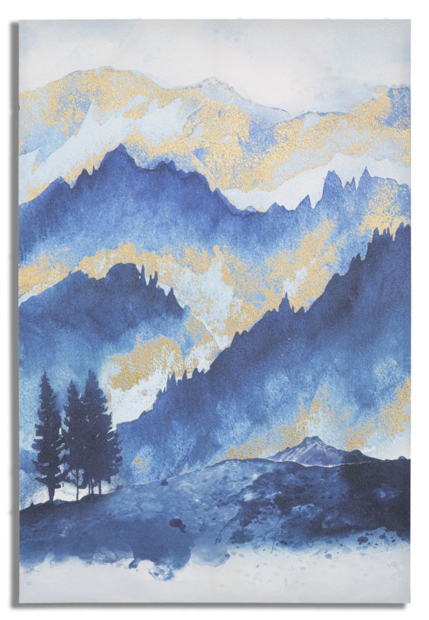 Blaue Berge Abstrakte Malerei