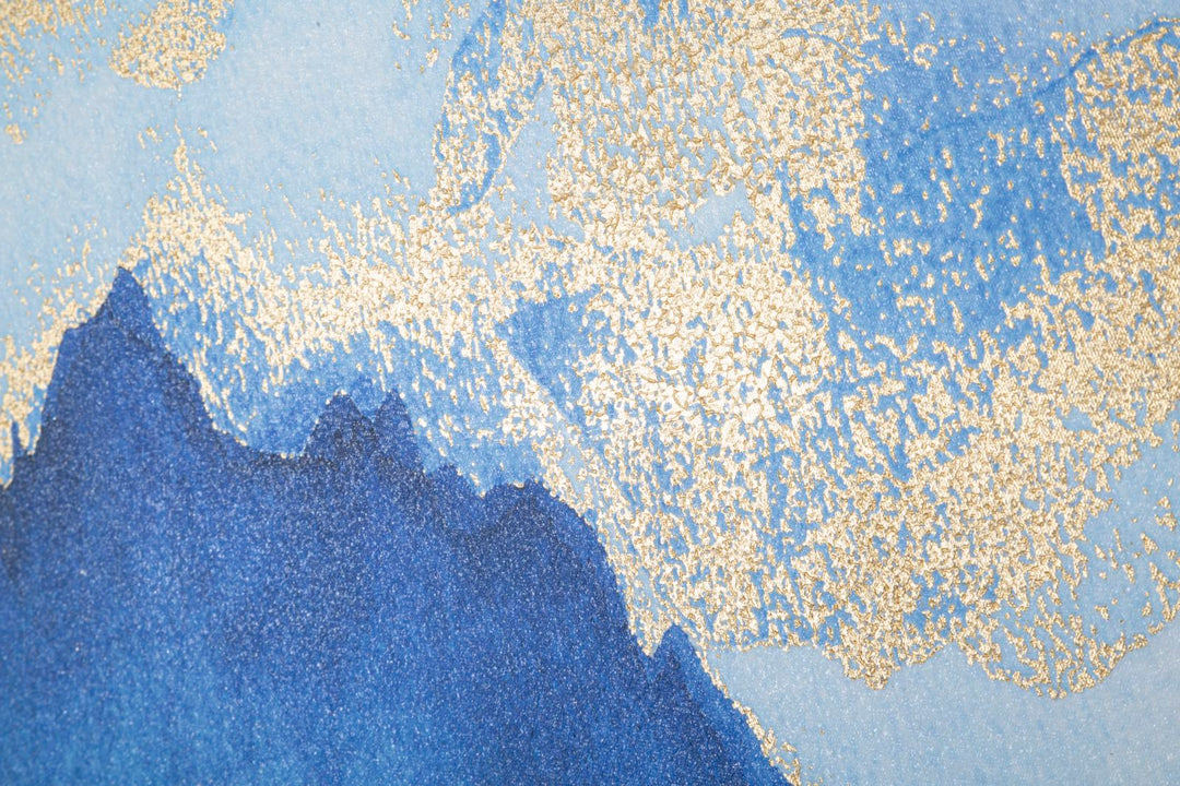 Blaue Berge Abstrakte Malerei