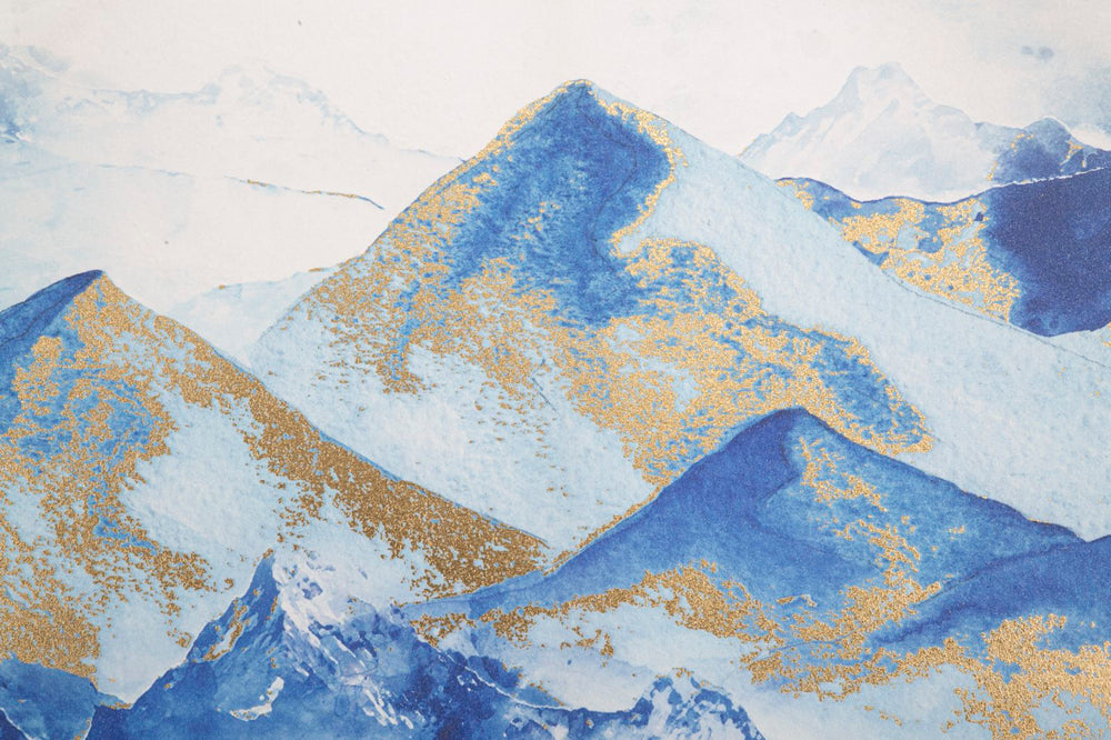 Blaue Berge Abstrakte Malerei