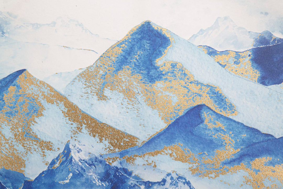 Blaue Berge Abstrakte Malerei
