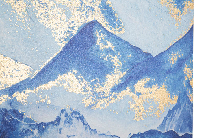 Blaue Berge Abstrakte Malerei