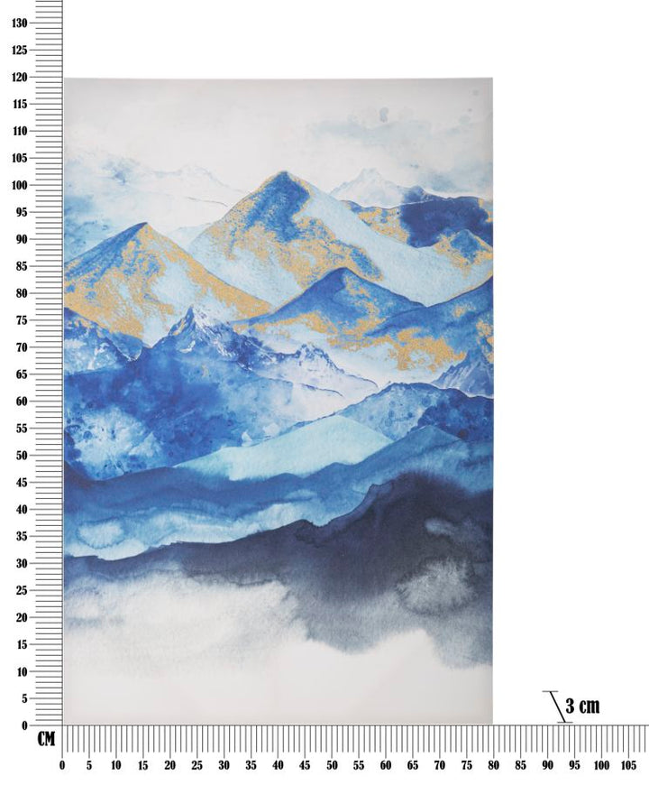 Blaue Berge Abstrakte Malerei