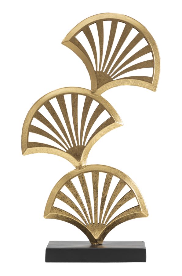 Goldene Palmblattdekoration (Moderne Skulptur)