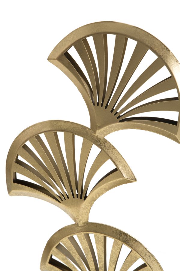 Goldene Palmblattdekoration (Moderne Skulptur)