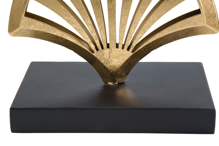 Goldene Palmblattdekoration (Moderne Skulptur)