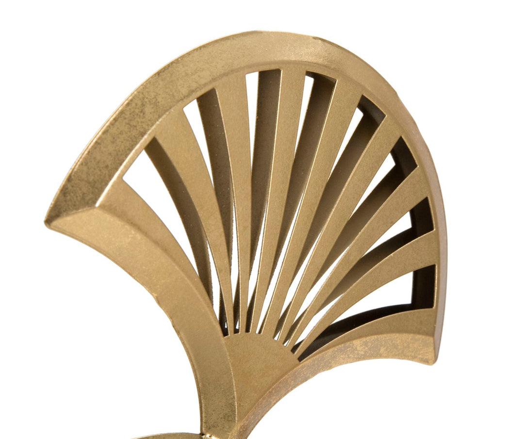 Goldene Palmblattdekoration (Moderne Skulptur)