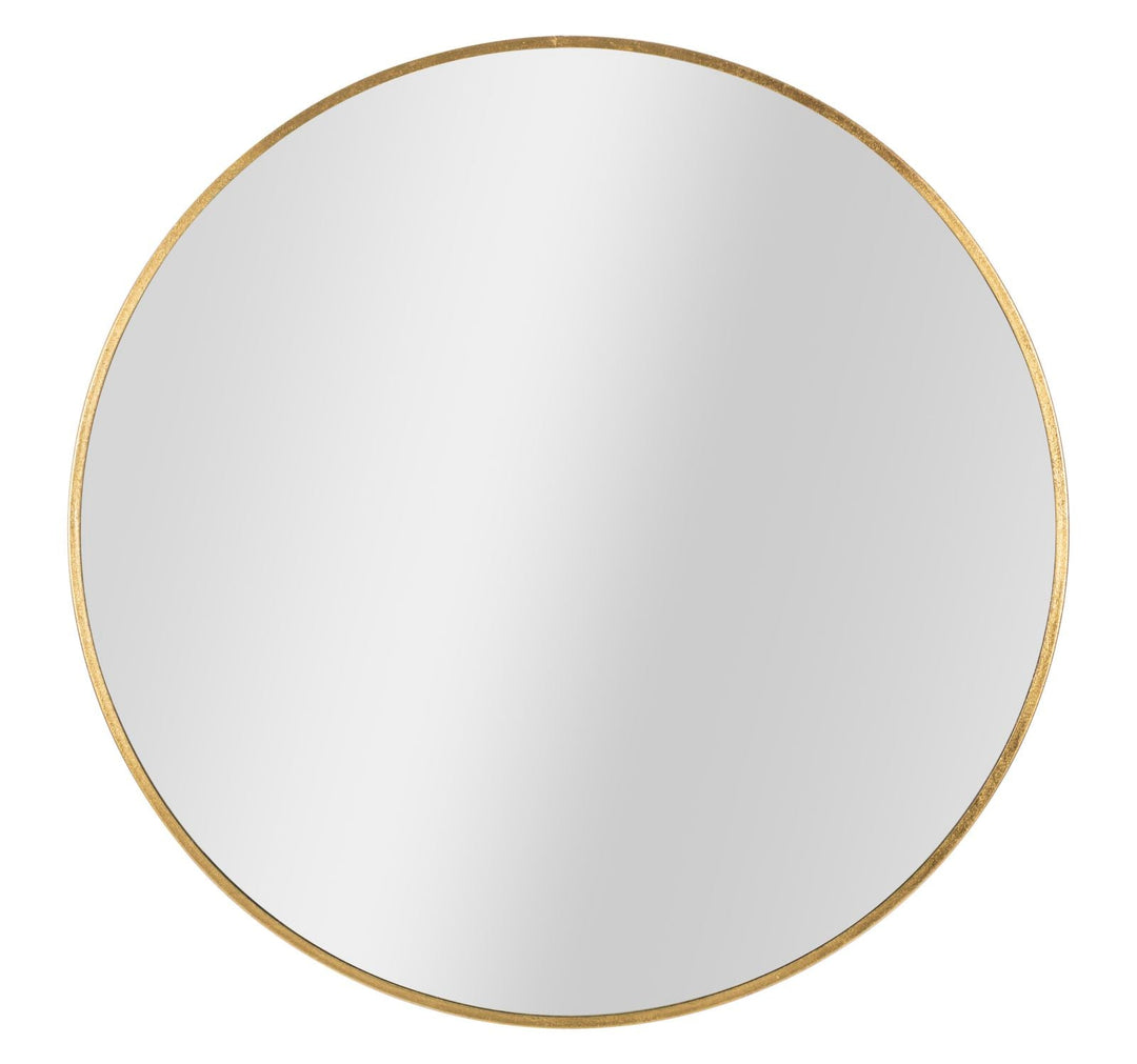 Gold Metall Rund Wandspiegel