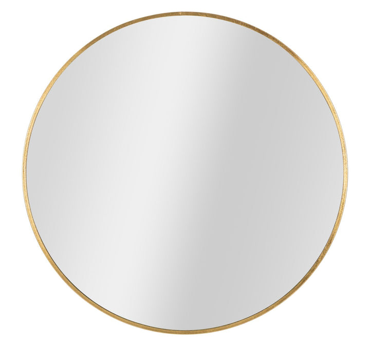 Gold Metall Rund Wandspiegel