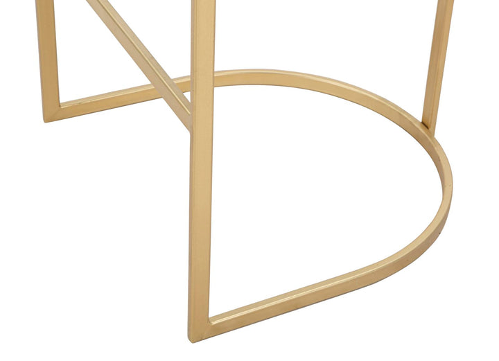 Barhocker aus schwarzem Samt mit goldenen Metallbeinen