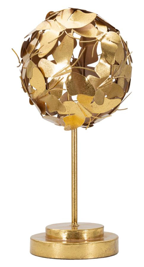 Goldene Schmetterlingskugel Dekoration (Moderne Skulptur)