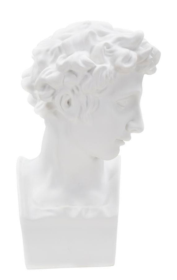 Giuliano de Medici Büste von Michelangelo (Weiße Harzskulptur)
