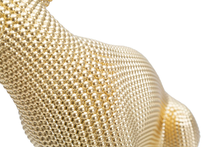 Goldene Leopardenstatue (Moderne Dekoration)