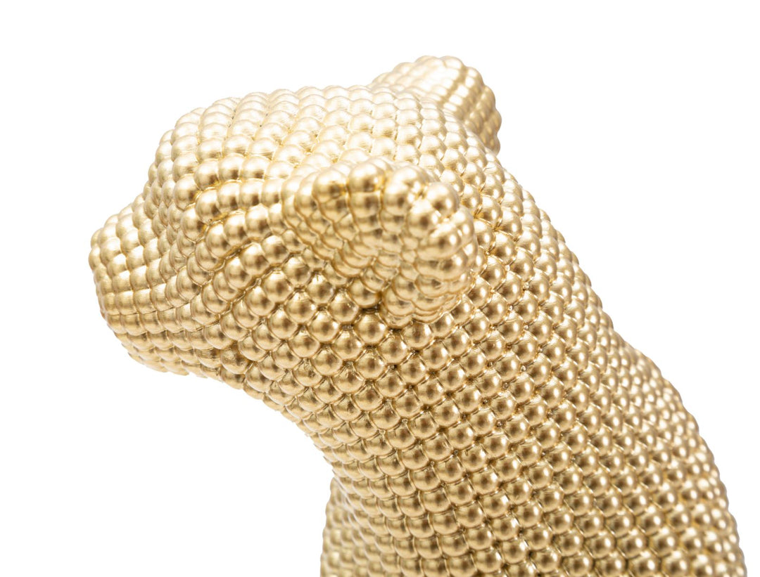 Goldene Leopardenstatue (Moderne Dekoration)