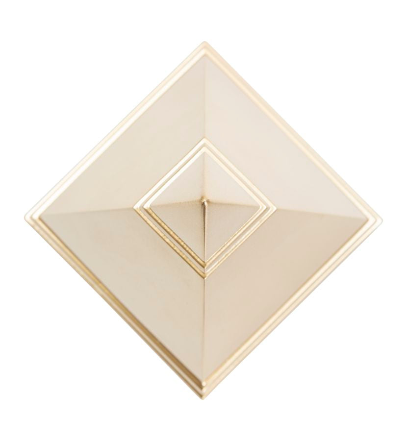 Goldene pyramidenförmige Dekoration (Moderne Skulptur)