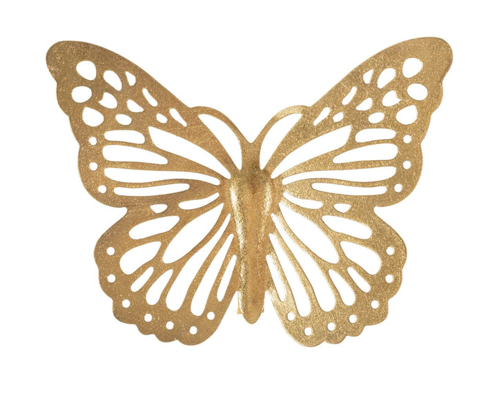 Gold Farbe Schmetterling Wanddekoration 4 Stück Set
