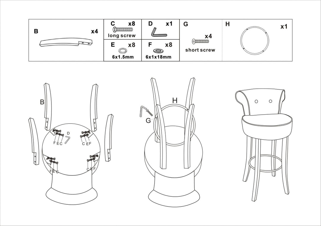 Grau Samt Barhocker Mit Goldbeinen Luxy Counter Chair