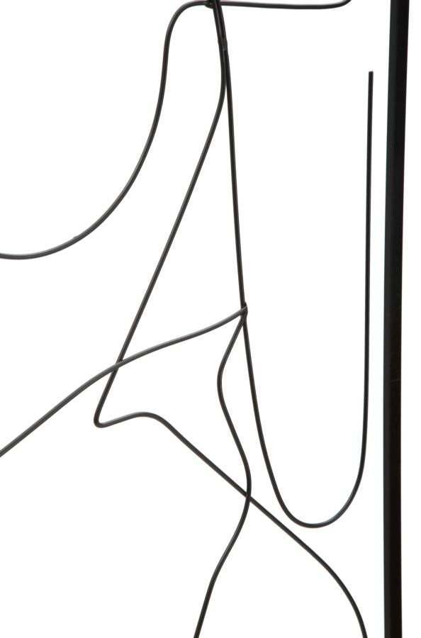 Abstrakte Wanddekoration aus Metall mit weiblichen Körpern 2 Stück Standing Set
