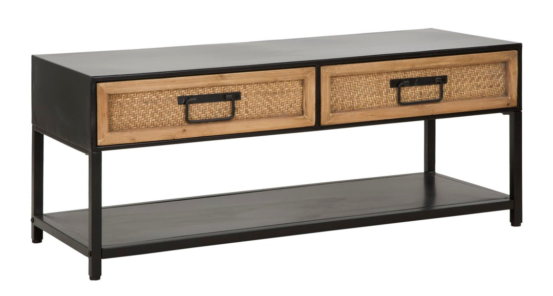 Holz TV Board Mit Schubladen Hanoi Lowboard