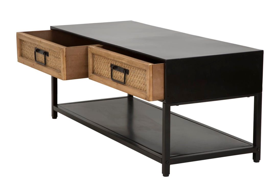 Holz TV Board Mit Schubladen Hanoi Lowboard