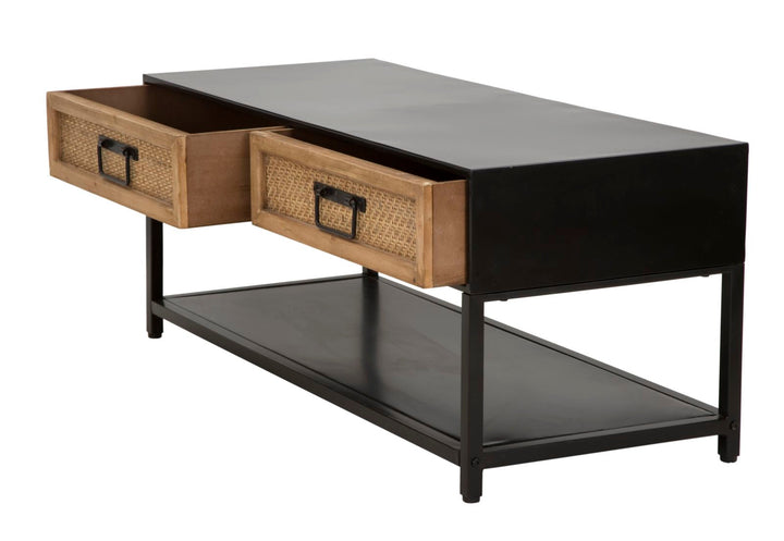 Holz TV Board Mit Schubladen Hanoi Lowboard
