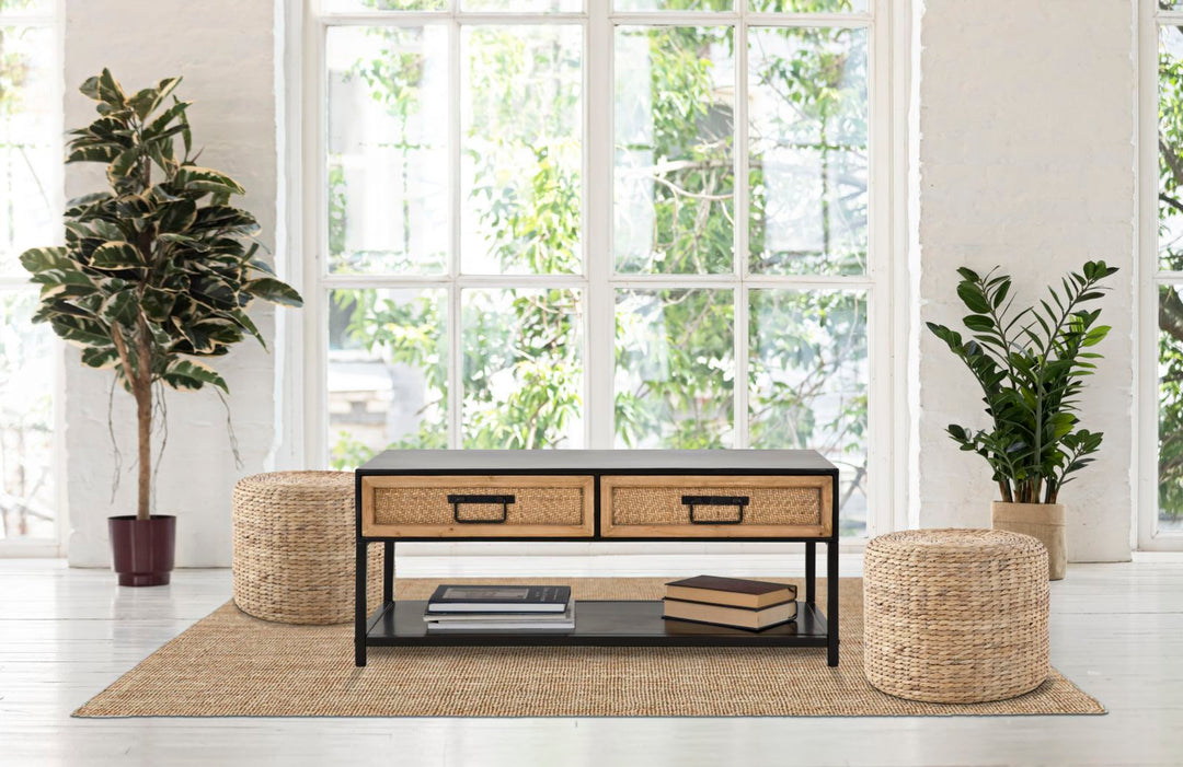Holz TV Board Mit Schubladen Hanoi Lowboard