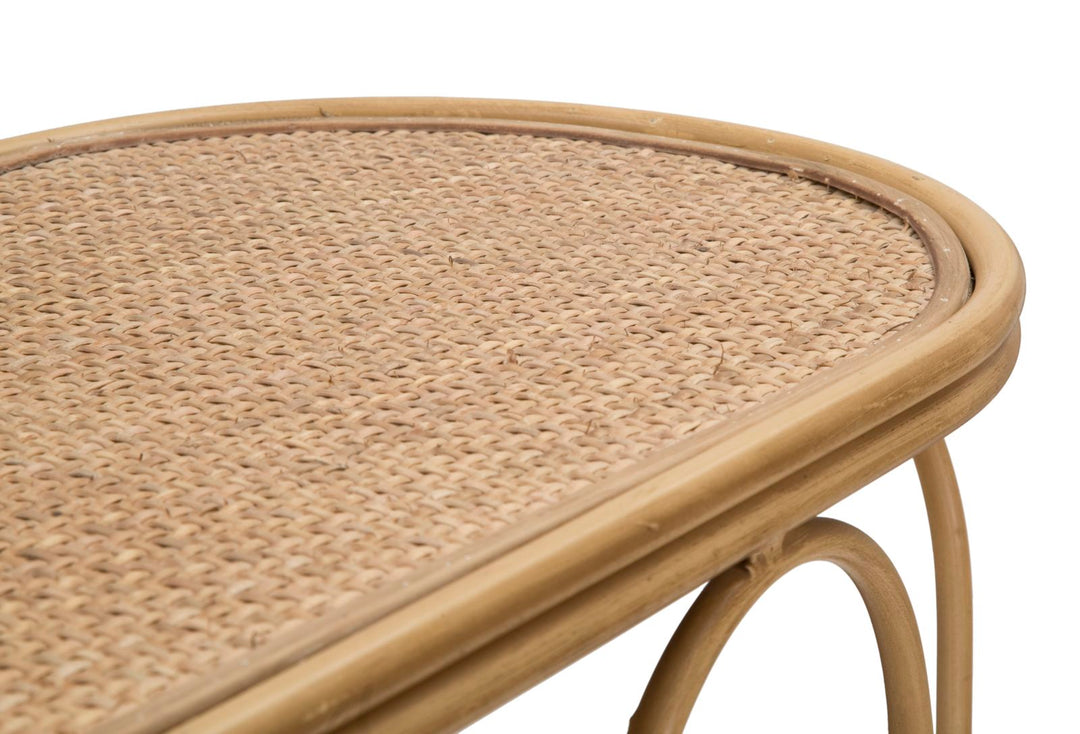 Holz Konsolentisch Lamellendesign Samui Flur