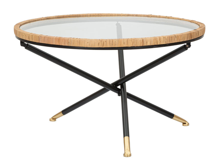 Runder Couchtisch Rattanbasis Saint Barth Rotondo