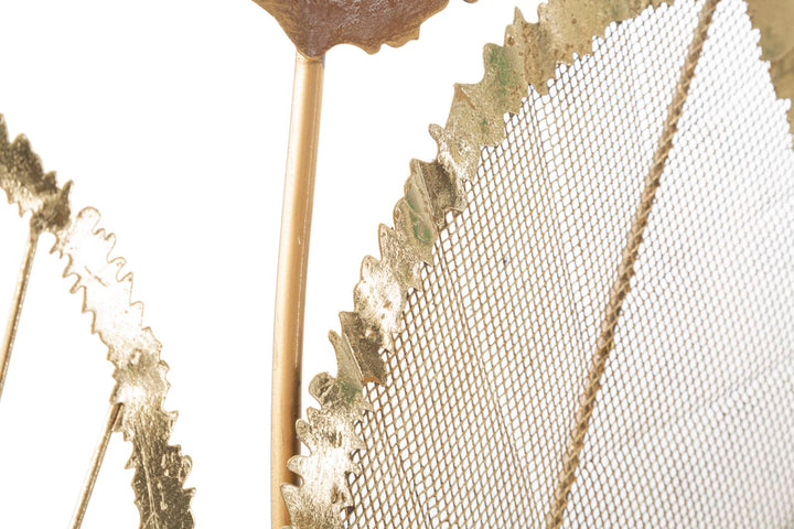Metall-Blatt-Bouquet Wanddekoration