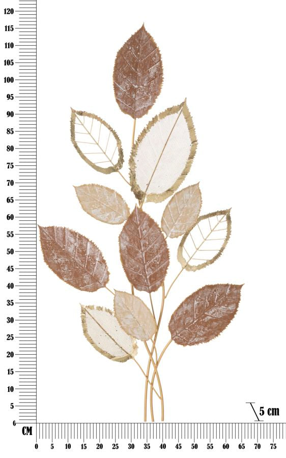Metall-Blatt-Bouquet Wanddekoration